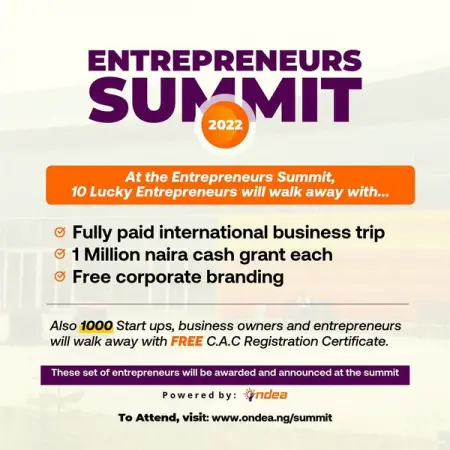 At the entrepreneurs summit, 10 luck entrepreneurs will walk away with