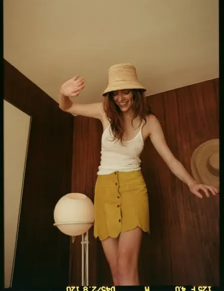 STONEDIMMACULATECLOTHING.COM
marcia suede petal skirt in mustard
Shop N