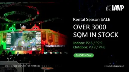 Dont miss the boom of live events. LAMP prepares over 3000 SQM best-selling ren