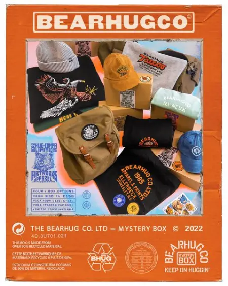 THEBEARHUG.COM
MYSTERY BOX  Save 35-50 
 FREE delivery on orders over 50 
Shop No