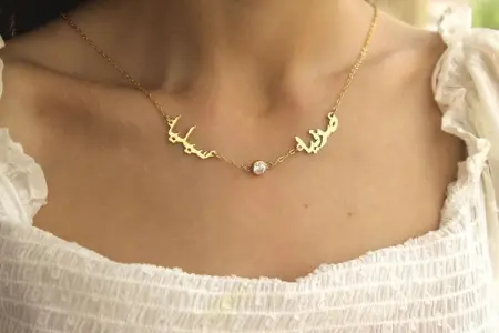 Jewelry always fitsPersonalize your favorite names on your own necklacePure silver 9