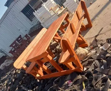 8 seater with backrest