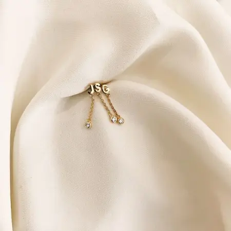 Baby Initial Gold Stud - Single 
Shop Now
 
