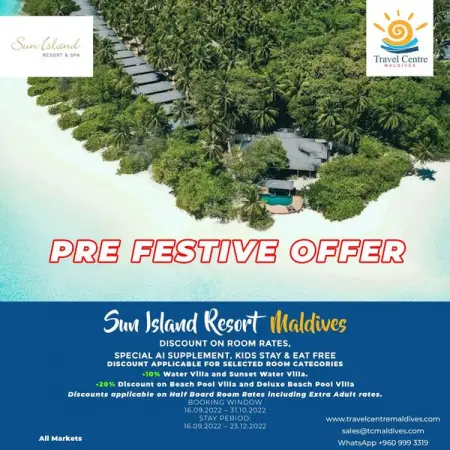 Nominated as the Maldives Leading Green Resort at the World Travel Awards