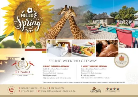 Dont miss out on our weekend spring getaway deals
Two night weekend away or
