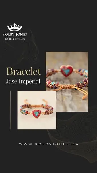  STOCK LIMITE 
conomisez 30  sur notre bracelet en perles de Jaspe Imprial ds aujourdhu