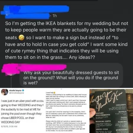  From bridezillas to unruly guests these weddings are a disaster 