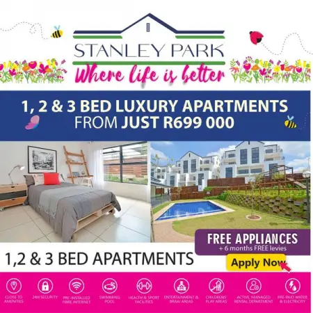 Start your new beginnings this Spring! 1, 2  3 Bedroom units for sale at Stanle