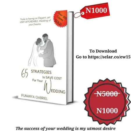 You just said Yes, I will Marry you and wedding planning has commenced.

Oga then told 