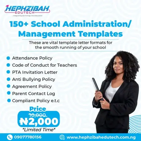 Over 150 School Administration Management Templates Available for Just 2000.

Limited time 