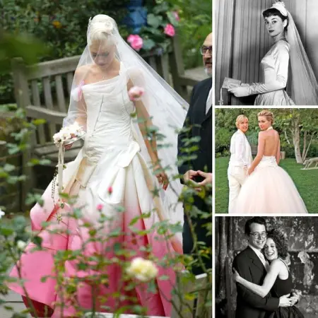 From elegant trains to high hemlines, a look back on iconic celebrity wedding