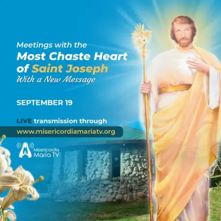 Live Streaming!  A New Message from Saint Joseph will be transmitted in Argentina through th