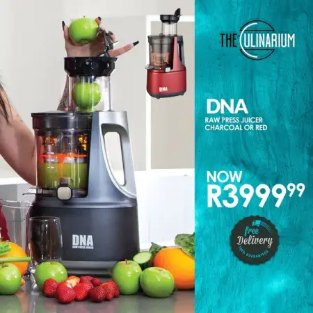 THECULINARIUM.CO.ZA
DNA Raw Press Juicer
FREE DELIVERY
Shop Now
FREE DE