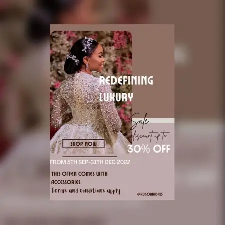 OUR GIFT TO YOU ON YOUR BIG DAY!!!

We know how tasking and financially demanding wedd