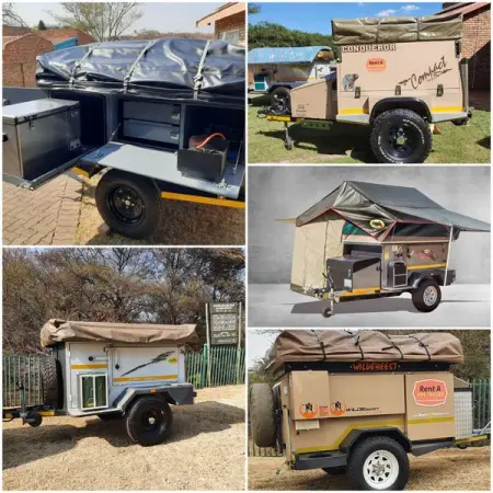 Camping trailers for rental in Pta East. Visit www.renta4x4trailer.co.za or contact 0825