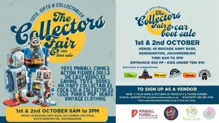 Joburgs most exciting Toys, Gifts and Collectables Fair . Loads of compe
