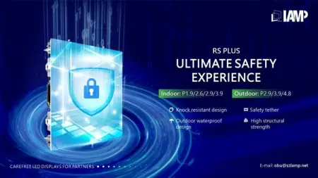 Security is a common concern in live events. RS PLUS series with a strong structu