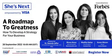 Join us to hear our great lineup of panelists at the Shes Next Spotlighting Women