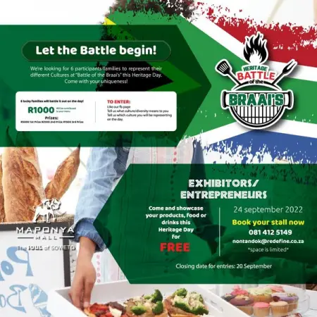  The Maponya Mall Battle of The Braais 

The ultimate family braai off challenge! 24th S