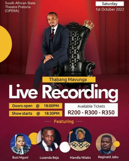 01 OCT 2022 LIVE AT THE PRETORIA STATE THEATRE. Get your ticket now online at https