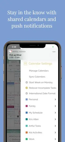 Shared calendars  push notifications
Learn More
 
