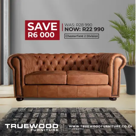 TRUEWOODFURNITURE.CO.ZA
20 off all leather furniture
Shop Now
 