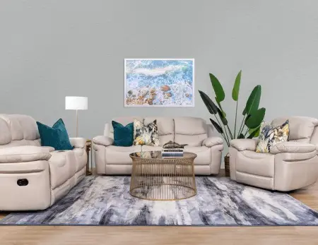 Featuring multiple luxurious recliners and spacious seating, the Geneva Leather