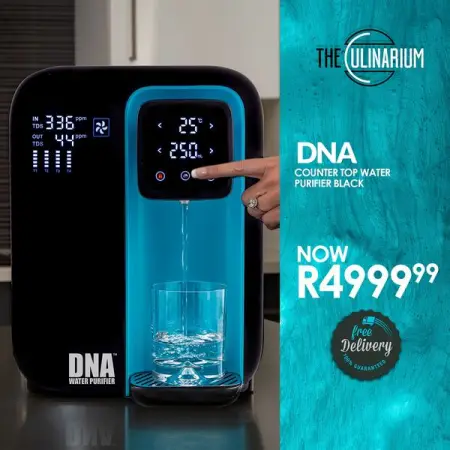 THECULINARIUM.CO.ZA
DNA Water Purifier
FREE DELIVERY
Shop Now
FREE DELIVE