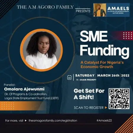 MEET OMOLARA AJEWUNMI

Omolara Ajewunmi is one of our panelists at Amaels22.

Omolara 