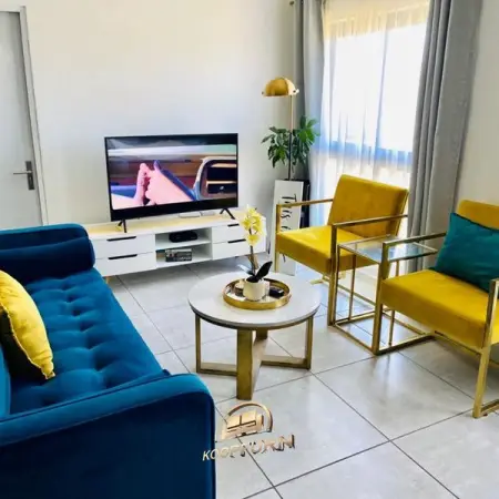 Occasional chairs 
Round coffee table with marble top

Nationwide deliver