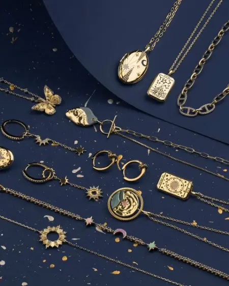  recycled brass  925 sterling silver base
 14K gold plating  14K gold vermeil
