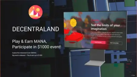 Download our application to earn MANA  other Unique rewards
EVENT-DECENT