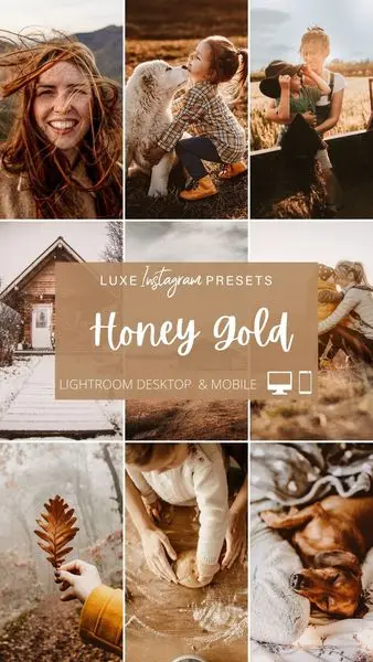  Presets optimized for LR Mobile! For photo AND video editing!  Create be