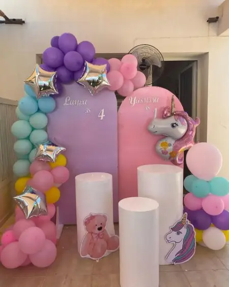 Birthday decoration. Offer for a limited time 3000 instead of 4500. For bookings and in
