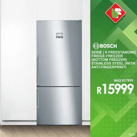 BAWASFURN.COM
Bosch freestanding fridge freezer
Shop online or instore