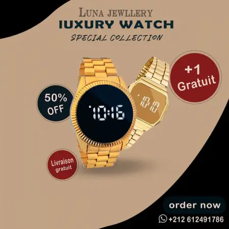         
Profitez maintenant -50 sur la nouvelle collection des montre