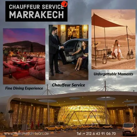 Marrakech Chauffeur Service
reliable - on time - professional - stress-free and alway