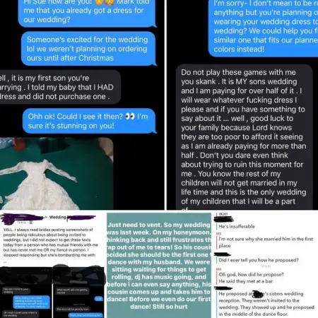  Weddings can be stressful but thats no excuse for this kind of behavior 