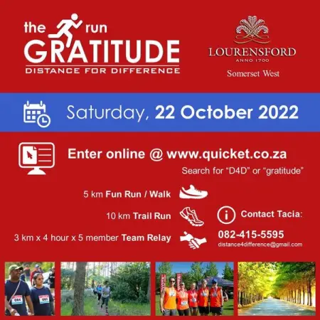  Have you booked your tickets for The GRATITUDE Run yet?

Join us for one of the best views 