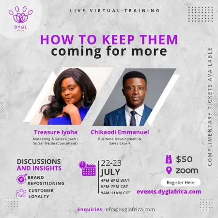 EVENTS.DYGLAFRICA.COM
Learn More
 