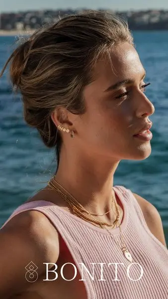 SAVE on sets! The Ocean Hoops  Namib Moon Climbers earrings set are the perfect comb