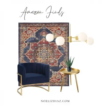 The inspiration behind this design was the velvet chair that I simply lov