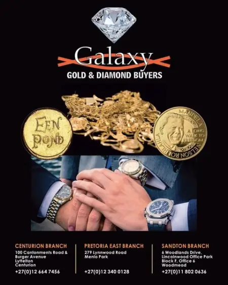 CASH for GOLD and DIAMONDS - R1,111.00

NEED CASH FAST??
WALK IN TODAY AND G