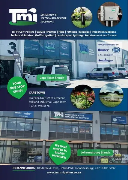 Visit our TMI Stores in Cape Town and Johannesburg for all your Irrigation Need