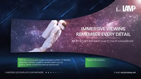 Break the rules and create a more flexible world. RN series with a curved design and hi