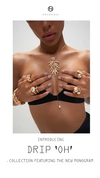 Drip OH explores the edgiest material mix and converts jewellery into contemporary 