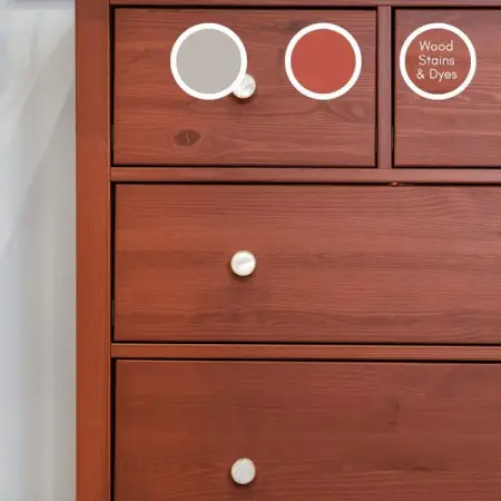 Sometimes, simple wood dyes and stains could be a perfect solution to give a second life 