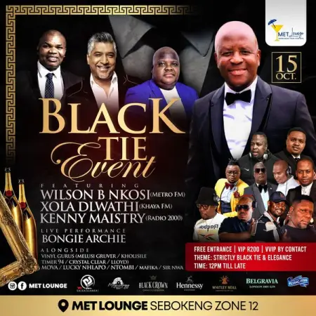 The event we all been waiting for, our first annual BLACK TIE event.

Hope to see you all 