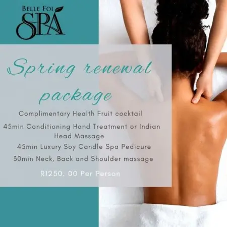 BELLEFOISPA.CO.ZA
Spring Renewal!
Contact Us
 