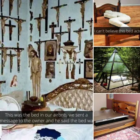 Bedrooms are meant to be calming and relaxing. Well, it seems like these people did n